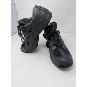 Z-Coil Classic Gray/blue Mens Sz. 11 Orthopedic Slip Resistant Walking Shoes